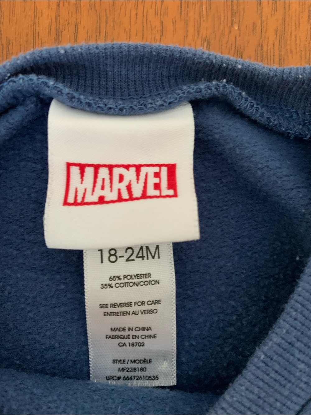 🍊5/$25 Marvel Blue Spider-Man "To The Rescue" Sweatshirt size 18-24m - Picture 4 of 6